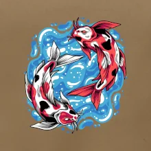 Yin & Yang Koi kapr - červený