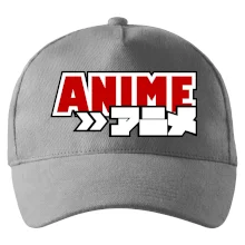 Anime nápis červený