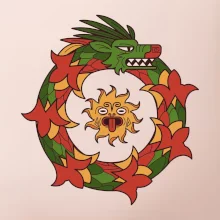 Mayové - zvířata had v kruhu