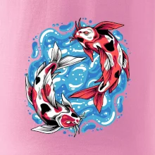 Yin & Yang Koi kapr - červený Yin & Yang Koi kapr - červený