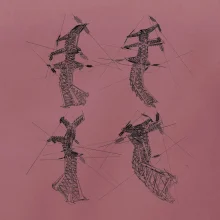 Zkroucený stožár vysokého vedení