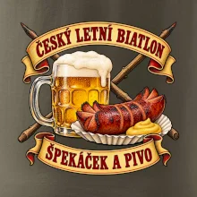 Český letní biatlon špekáček a pivo