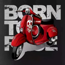 Scooter born to ride red