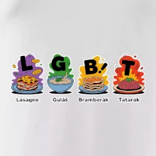 LGBT - Lasagne, Guláš, Bramborák, Tatarák LGBT - Lasagne, Guláš, Bramborák, Tatarák
