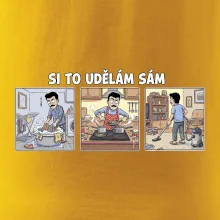Si to udělám sám - muž s knírkem