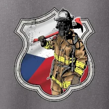 Hasič erb - Česká vlajka