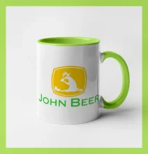 John Beer jelen s pivem