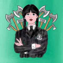 Sekery - holka v černém (Pecka design)