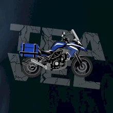 Cestovní enduro modré