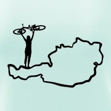 Cyklistka - Mapa Rakouska