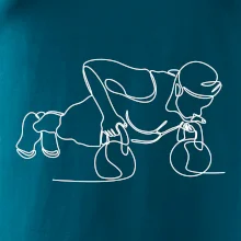 Kitebell posilování jedním tahem