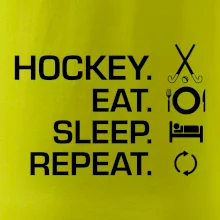 Pozemní hokej eat sleep repeat