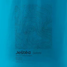 Ještěd - vrstevnice v obdélníku