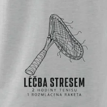 Léčba stresem rozmlácená raketa