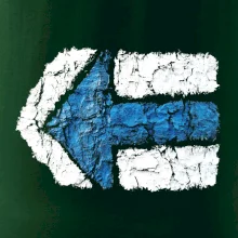 Párová turistická značka modrá