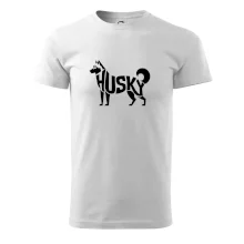 Husky nápis v těle