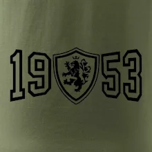 Narozeninový motiv - znak - 1953