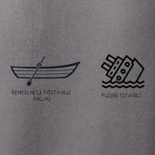 Řemeslnici postavili archu, fušeři Titanic