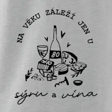80 na věku záleží jen u sýru a vína