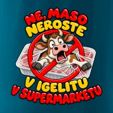 Maso neroste v igelitu v supermarketu