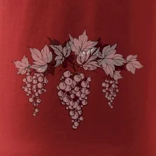 Vinné hrozny šedé