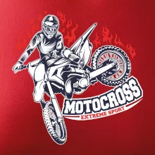 Motocross extreme sport fire