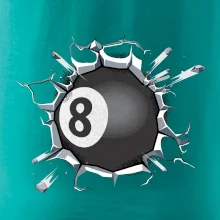 Kulečníková koule v triku