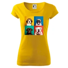 Psi štěňata koláž