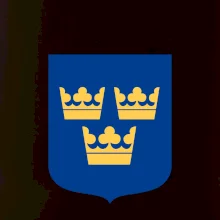 Švédský znak tři korunky velký