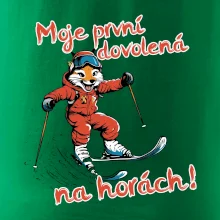 Moje první dovolená na horách hnědá  liška