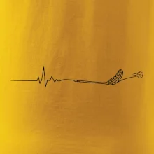 Florbalové EKG s florbalkou a míčkem