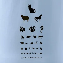 Oční test zvířatka