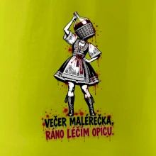 Streetart - Večer malérečka, ráno léčím opicu