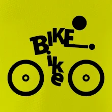 Bike nápis postava