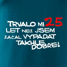 Trvalo mi 25 let než jsem začal vypadat takhle dobře