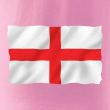 Anglická vlajka vlající