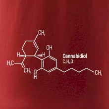 Molekulární struktura CBD (Canabidiol)