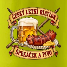 Český letní biatlon špekáček a pivo
