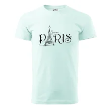 Paris nápis Eiffelovka rovný