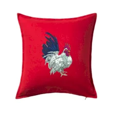 Kohout kreslený bílý