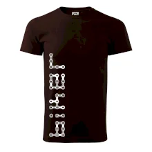 Biker nápis na výšku řetěz