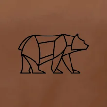 Geometrie lední medvěd chodící