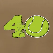 Tenis kulaté narozeniny 40