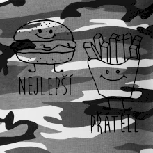 Nejlepší přátelé - Hamburger a hranolky