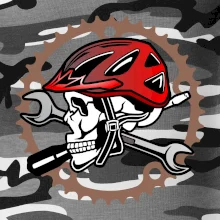 Lebka biker opravář