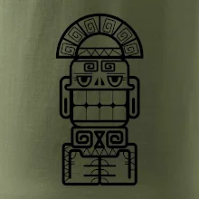 Mayové - socha se zuby