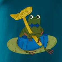 Žába s houbou  (studio-arte.cz)