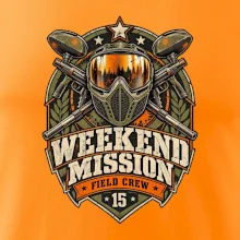 Víkendová mise vintage paintball odznak