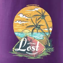 Beach camping get lost somewhere