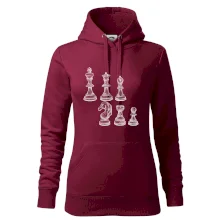 Šachové figurky kreslené